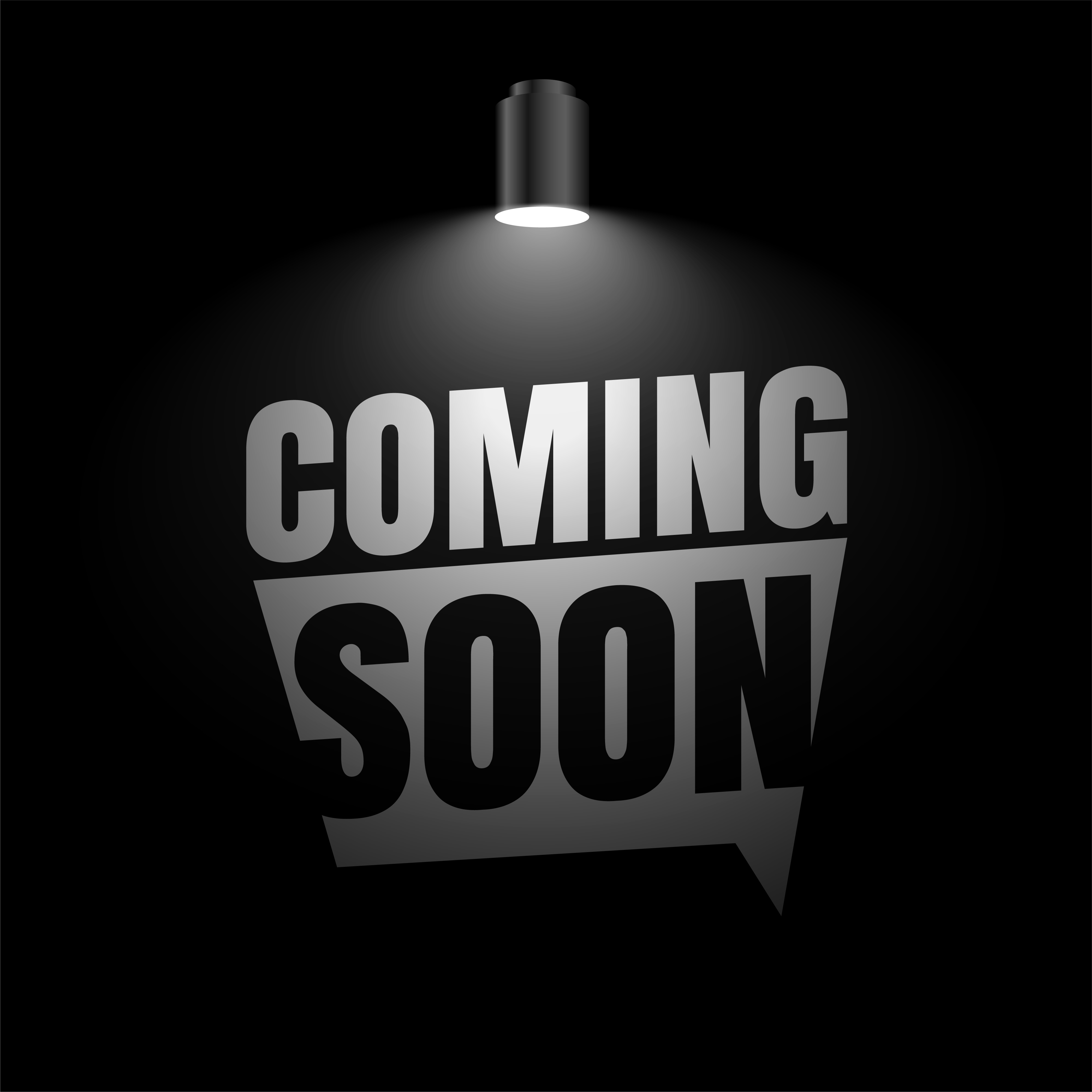imagem com fundo preto com um nome em inglês coming-soon